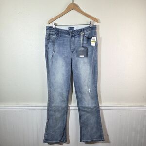 Democracy Absolution Womens 14 High Rise Itty Bitty Boot Jeans Blue NWT